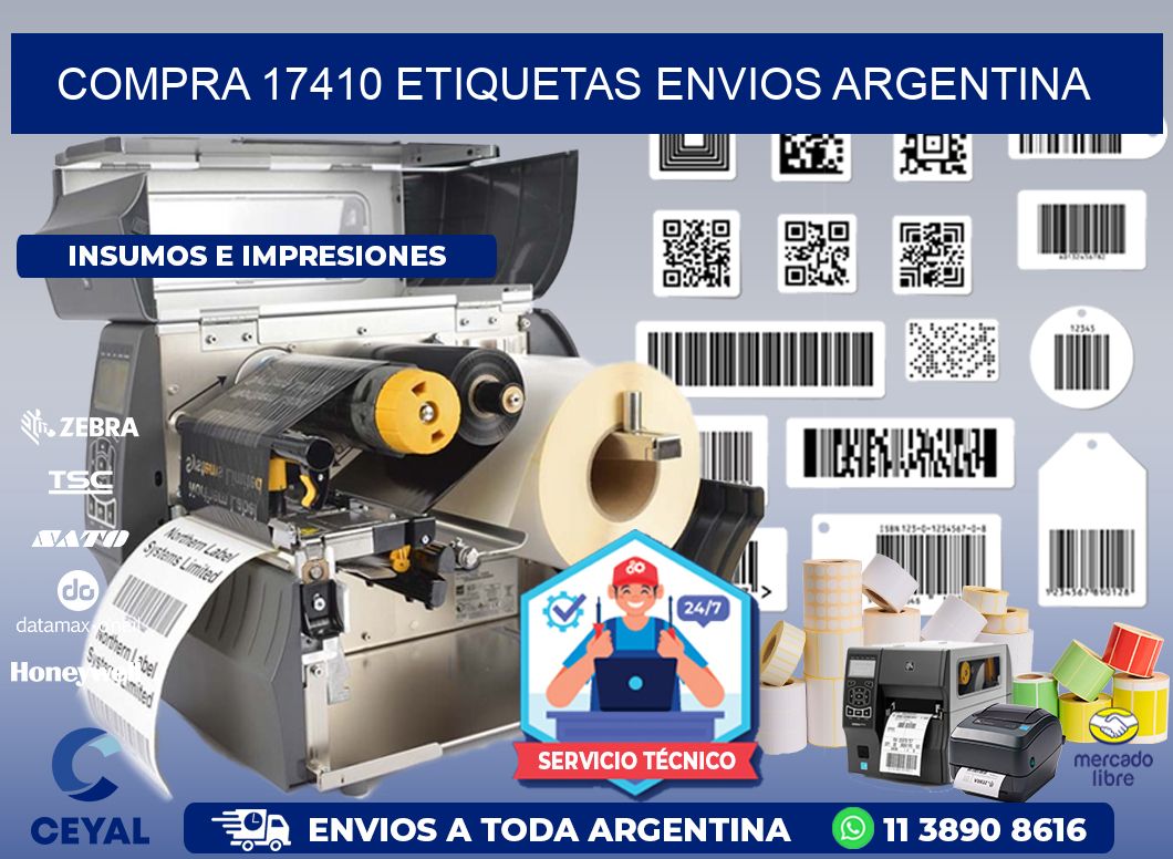 COMPRA 17410 ETIQUETAS ENVIOS ARGENTINA