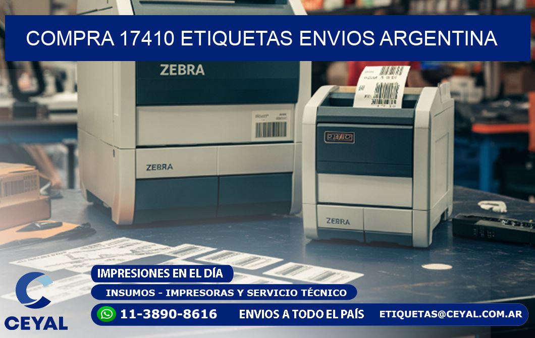 COMPRA 17410 ETIQUETAS ENVIOS ARGENTINA
