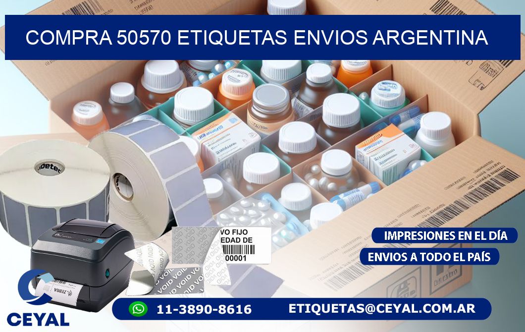 COMPRA 50570 ETIQUETAS ENVIOS ARGENTINA