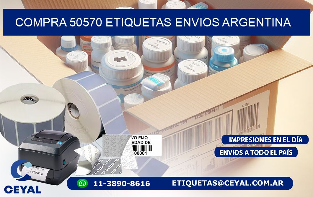 COMPRA 50570 ETIQUETAS ENVIOS ARGENTINA