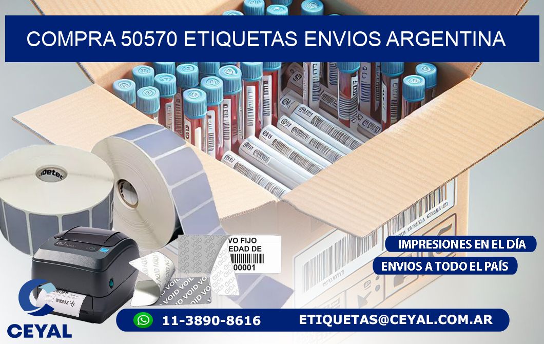 COMPRA 50570 ETIQUETAS ENVIOS ARGENTINA