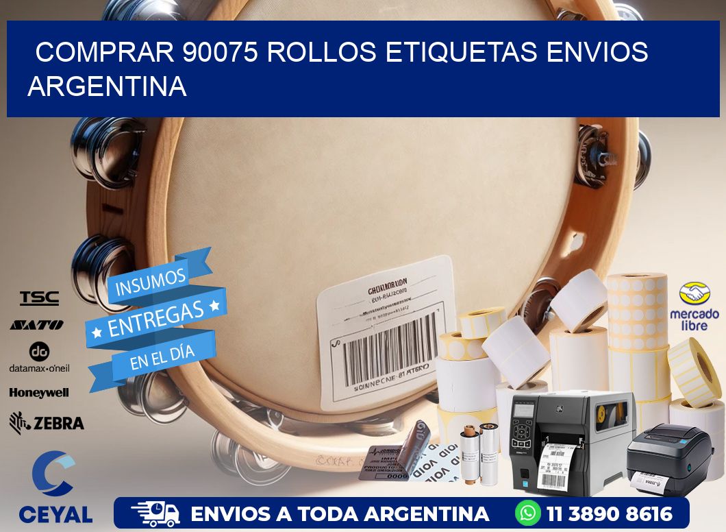 COMPRAR 90075 ROLLOS ETIQUETAS ENVIOS ARGENTINA