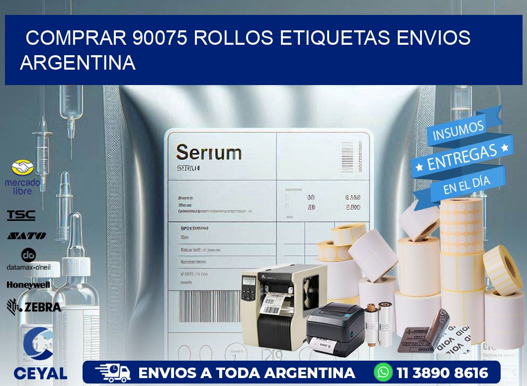 COMPRAR 90075 ROLLOS ETIQUETAS ENVIOS ARGENTINA