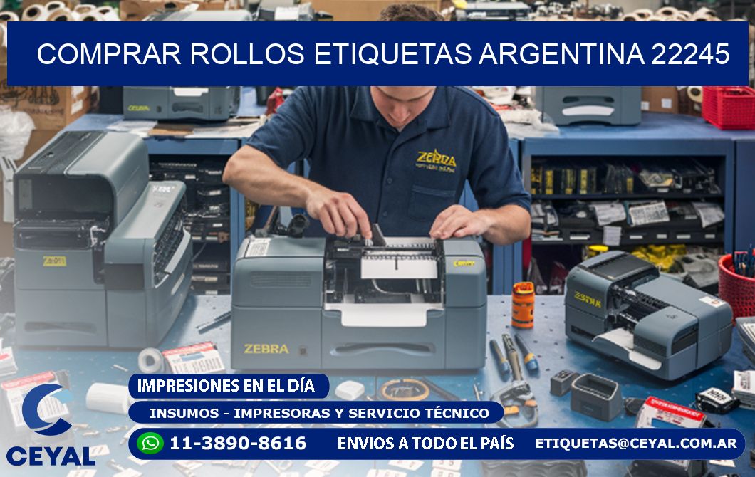 COMPRAR ROLLOS ETIQUETAS ARGENTINA 22245