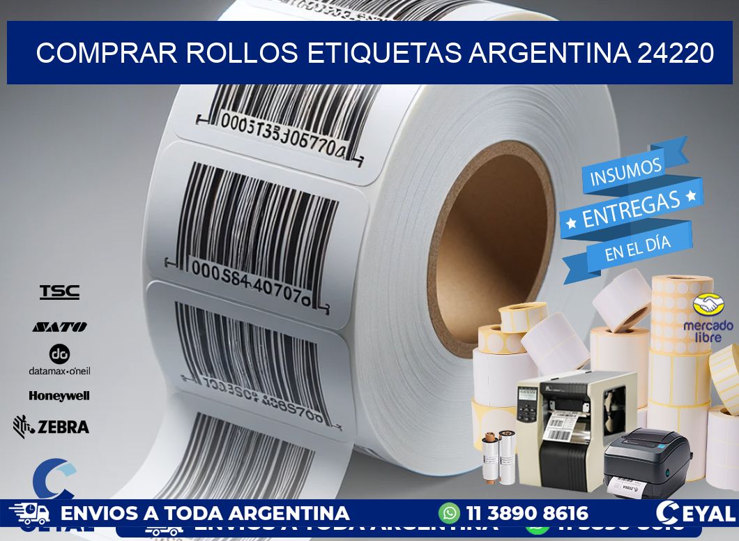 COMPRAR ROLLOS ETIQUETAS ARGENTINA 24220