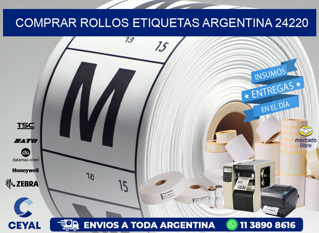 COMPRAR ROLLOS ETIQUETAS ARGENTINA 24220