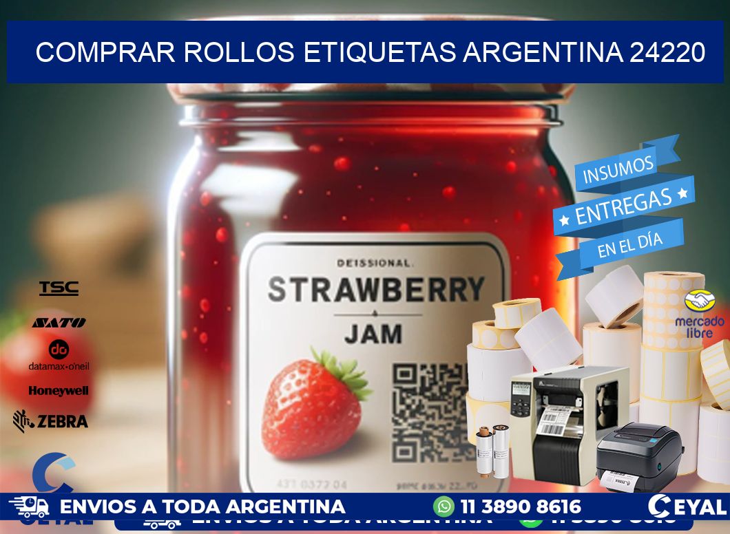 COMPRAR ROLLOS ETIQUETAS ARGENTINA 24220