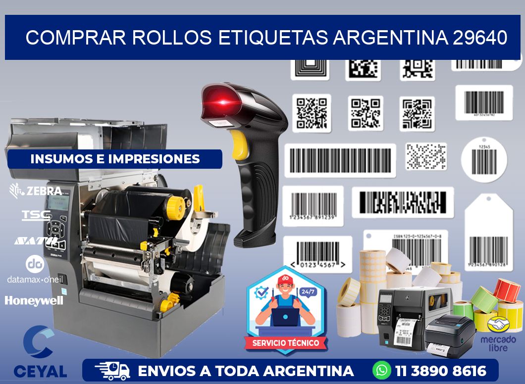 COMPRAR ROLLOS ETIQUETAS ARGENTINA 29640
