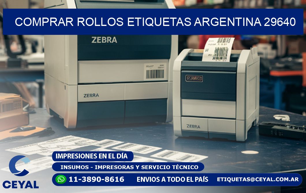 COMPRAR ROLLOS ETIQUETAS ARGENTINA 29640