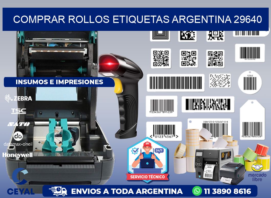 COMPRAR ROLLOS ETIQUETAS ARGENTINA 29640