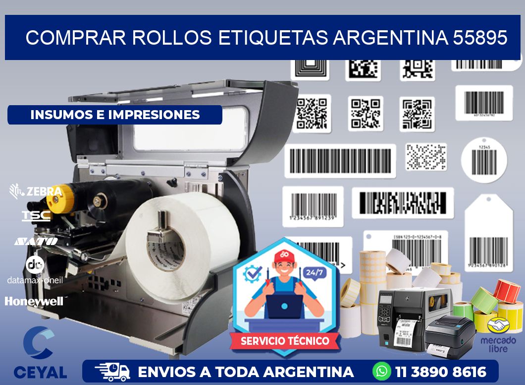 COMPRAR ROLLOS ETIQUETAS ARGENTINA 55895