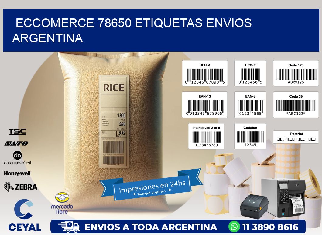 ECCOMERCE 78650 ETIQUETAS ENVIOS ARGENTINA