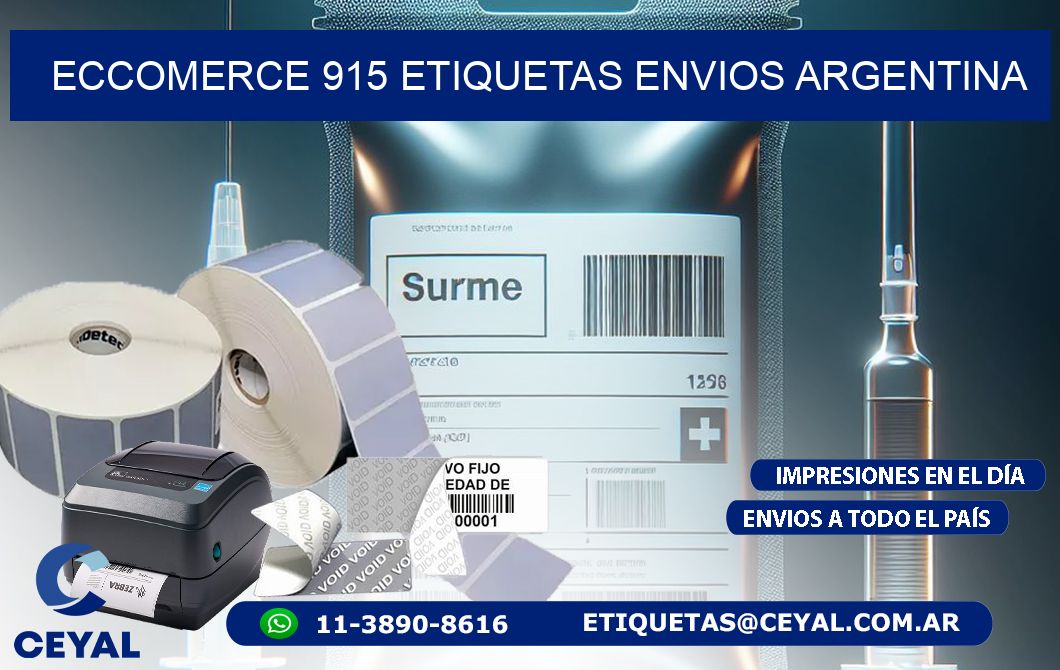ECCOMERCE 915 ETIQUETAS ENVIOS ARGENTINA