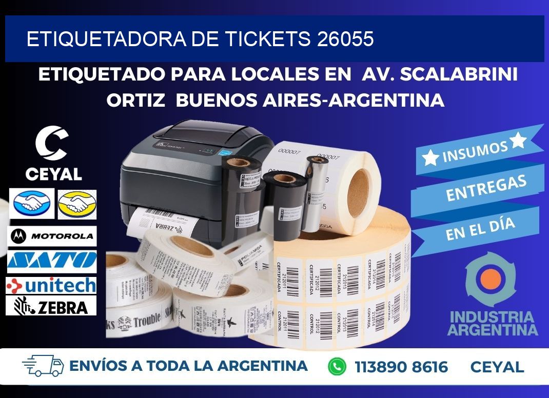 ETIQUETADORA DE TICKETS 26055