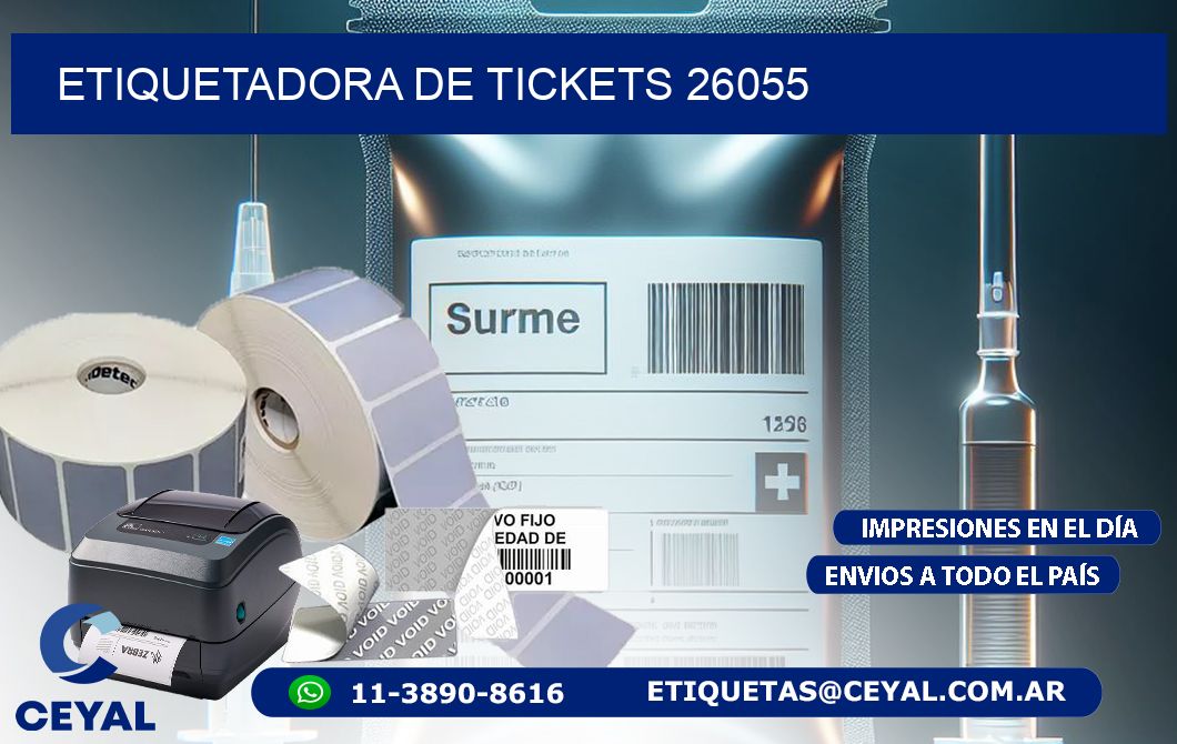 ETIQUETADORA DE TICKETS 26055