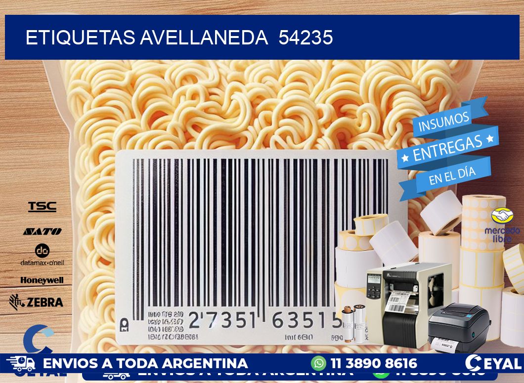 ETIQUETAS AVELLANEDA  54235