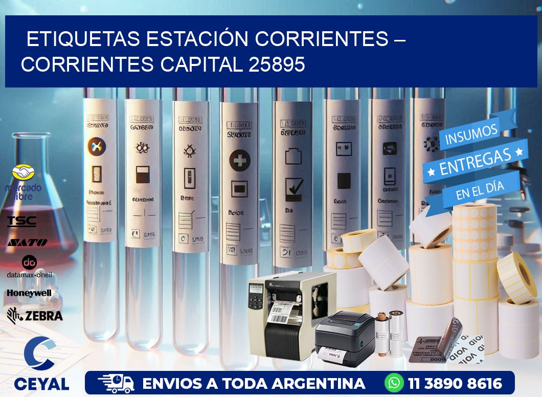 ETIQUETAS ESTACIÓN CORRIENTES – CORRIENTES CAPITAL 25895