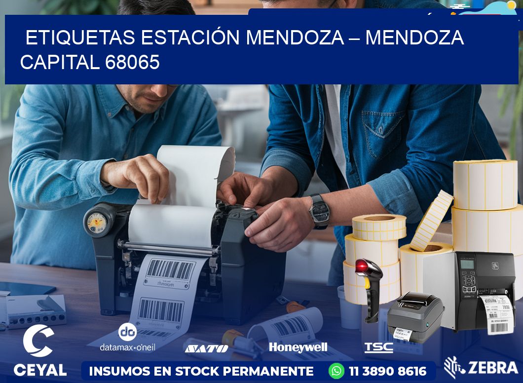 ETIQUETAS ESTACIÓN MENDOZA – MENDOZA CAPITAL 68065