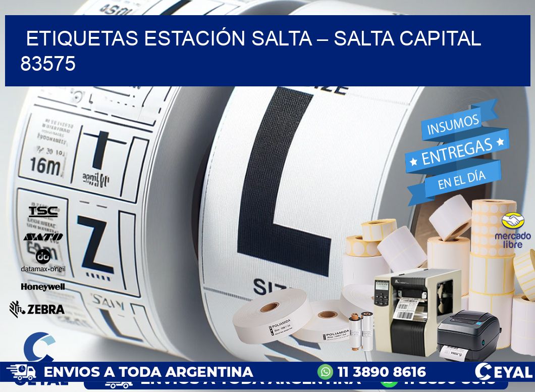 ETIQUETAS ESTACIÓN SALTA – SALTA CAPITAL 83575