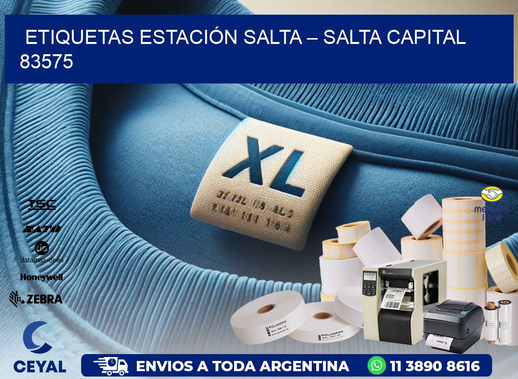 ETIQUETAS ESTACIÓN SALTA – SALTA CAPITAL 83575