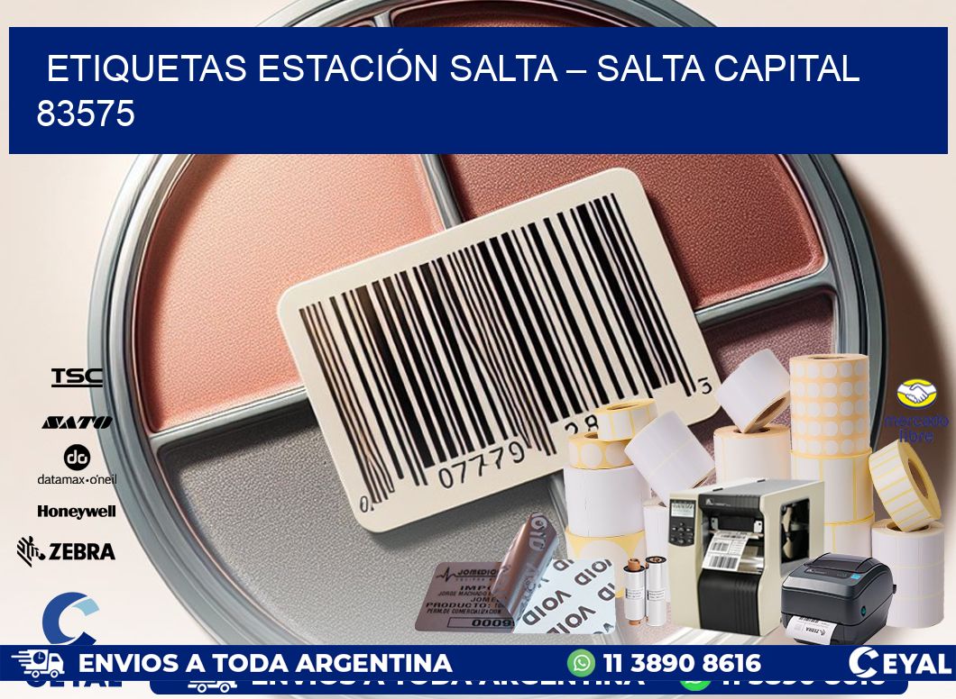 ETIQUETAS ESTACIÓN SALTA – SALTA CAPITAL 83575