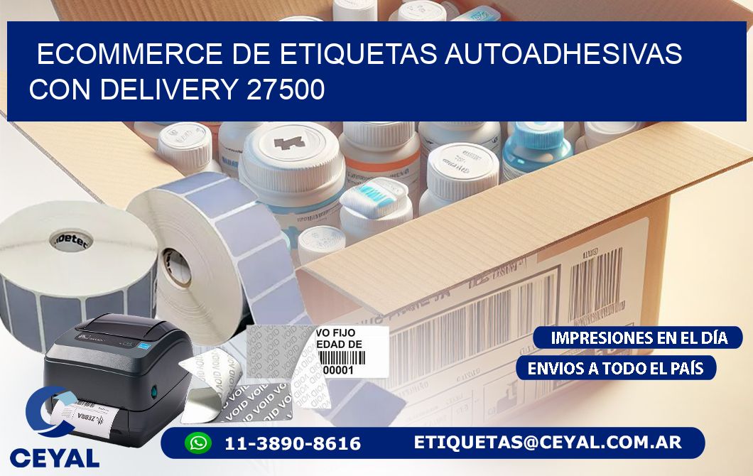 Ecommerce de Etiquetas Autoadhesivas con Delivery 27500