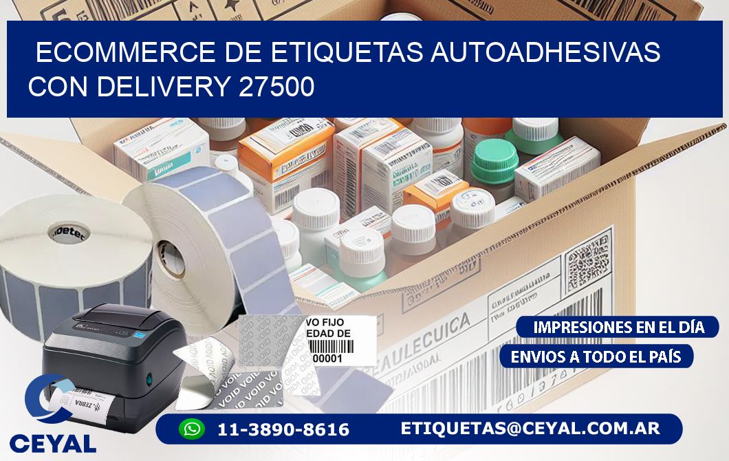 Ecommerce de Etiquetas Autoadhesivas con Delivery 27500