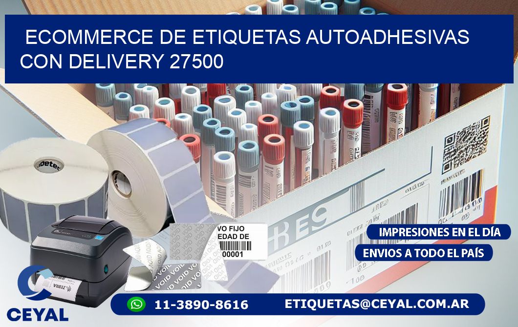 Ecommerce de Etiquetas Autoadhesivas con Delivery 27500