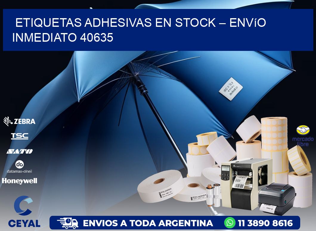 Etiquetas Adhesivas en Stock – Envío Inmediato 40635