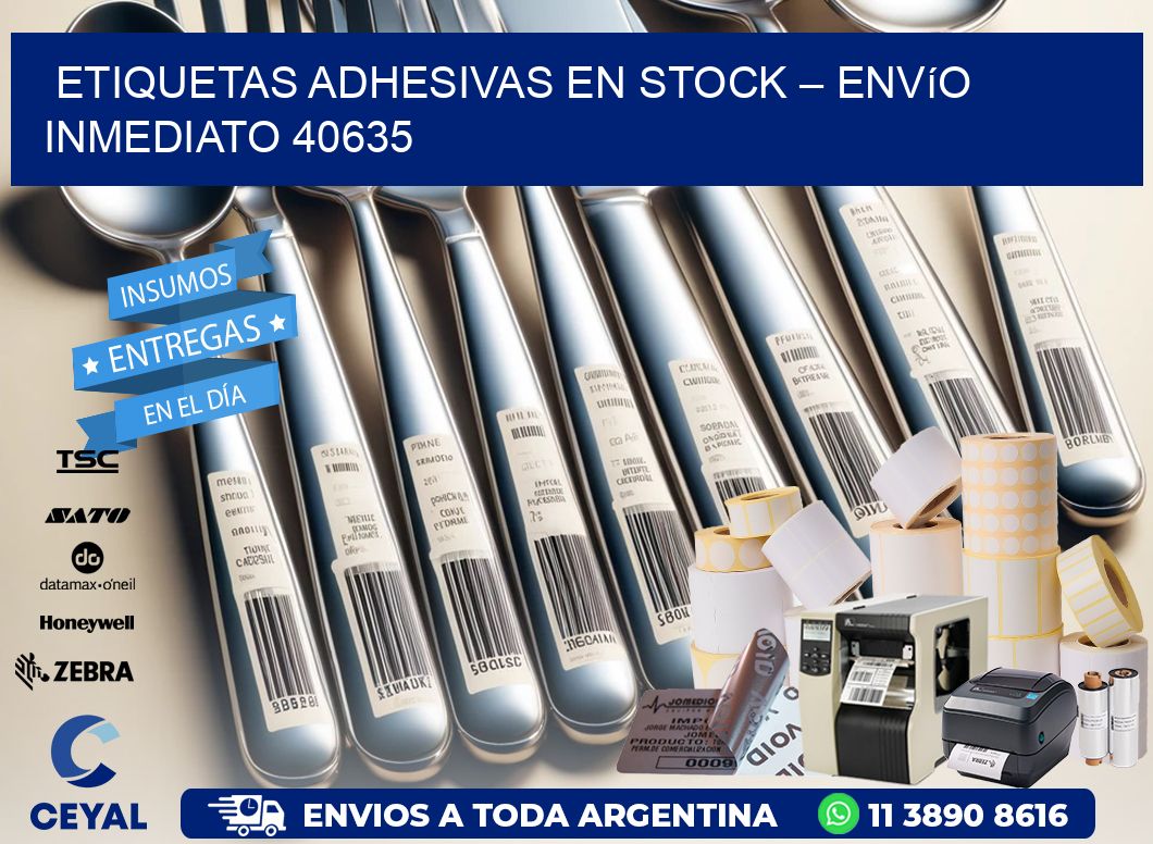 Etiquetas Adhesivas en Stock – Envío Inmediato 40635
