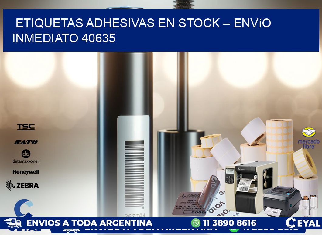 Etiquetas Adhesivas en Stock – Envío Inmediato 40635