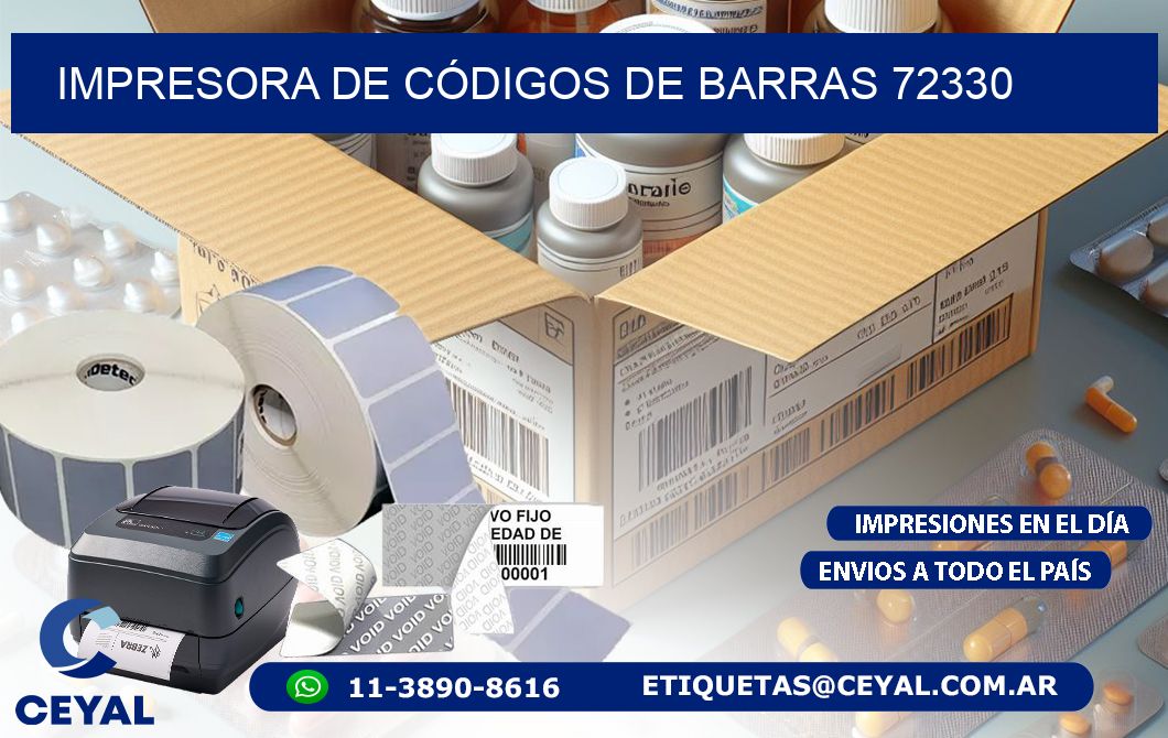 IMPRESORA DE CÓDIGOS DE BARRAS 72330