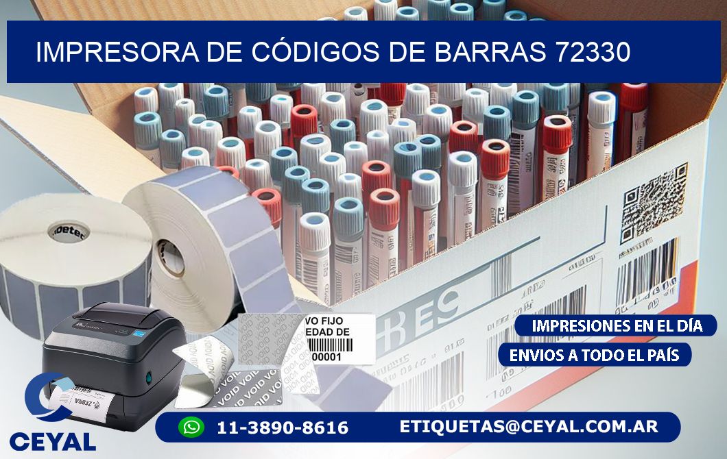IMPRESORA DE CÓDIGOS DE BARRAS 72330