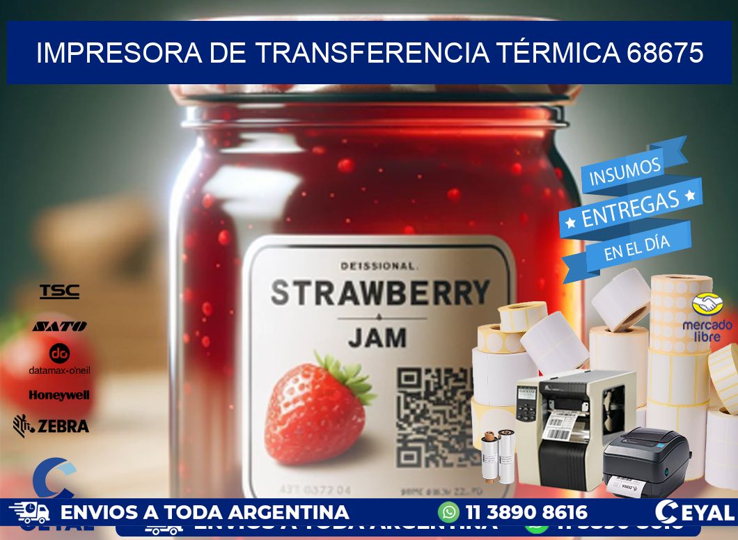 IMPRESORA DE TRANSFERENCIA TÉRMICA 68675
