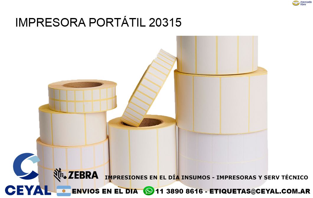 IMPRESORA PORTÁTIL 20315