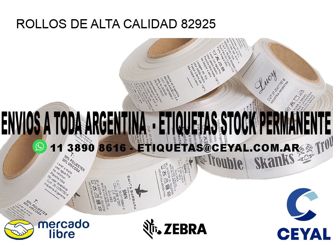 ROLLOS DE ALTA CALIDAD 82925