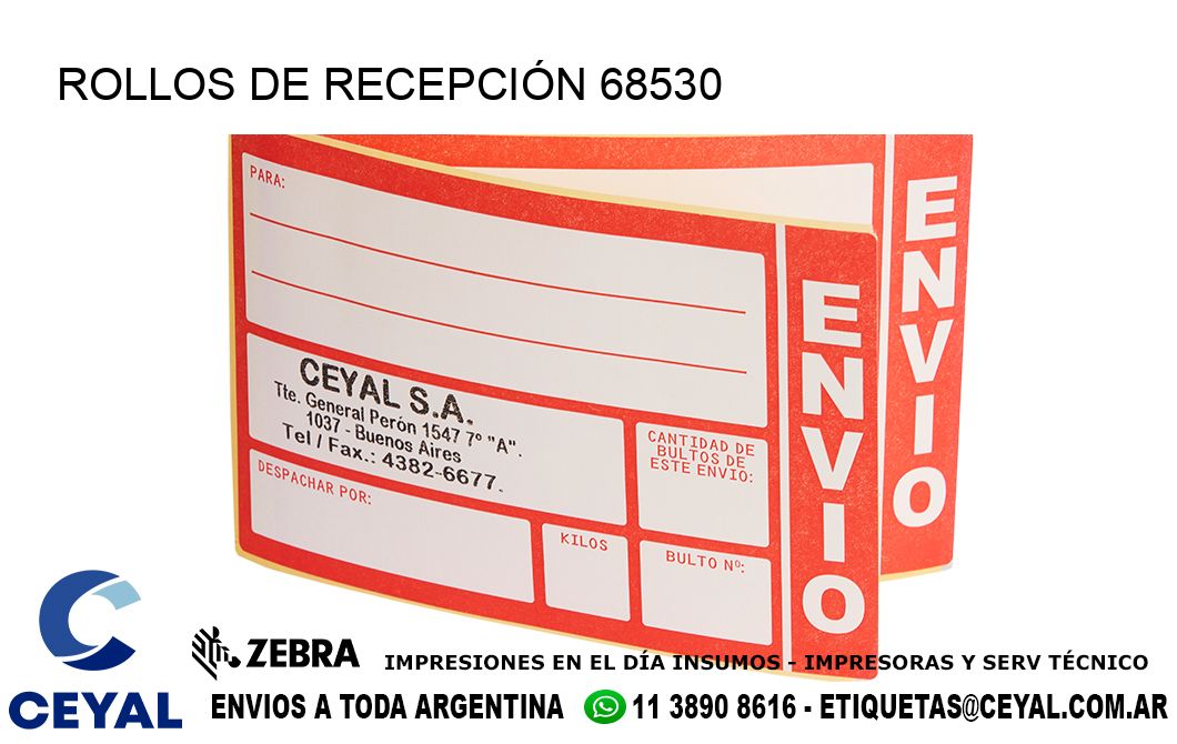 ROLLOS DE RECEPCIÓN 68530