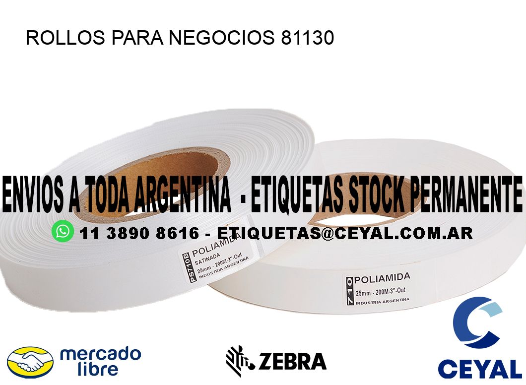 ROLLOS PARA NEGOCIOS 81130