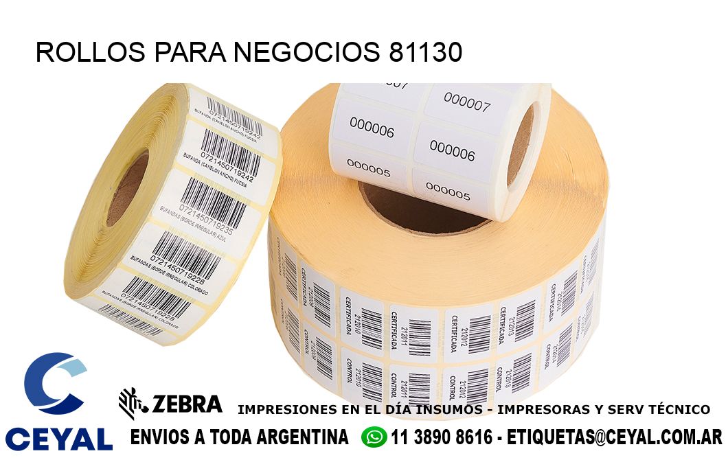 ROLLOS PARA NEGOCIOS 81130