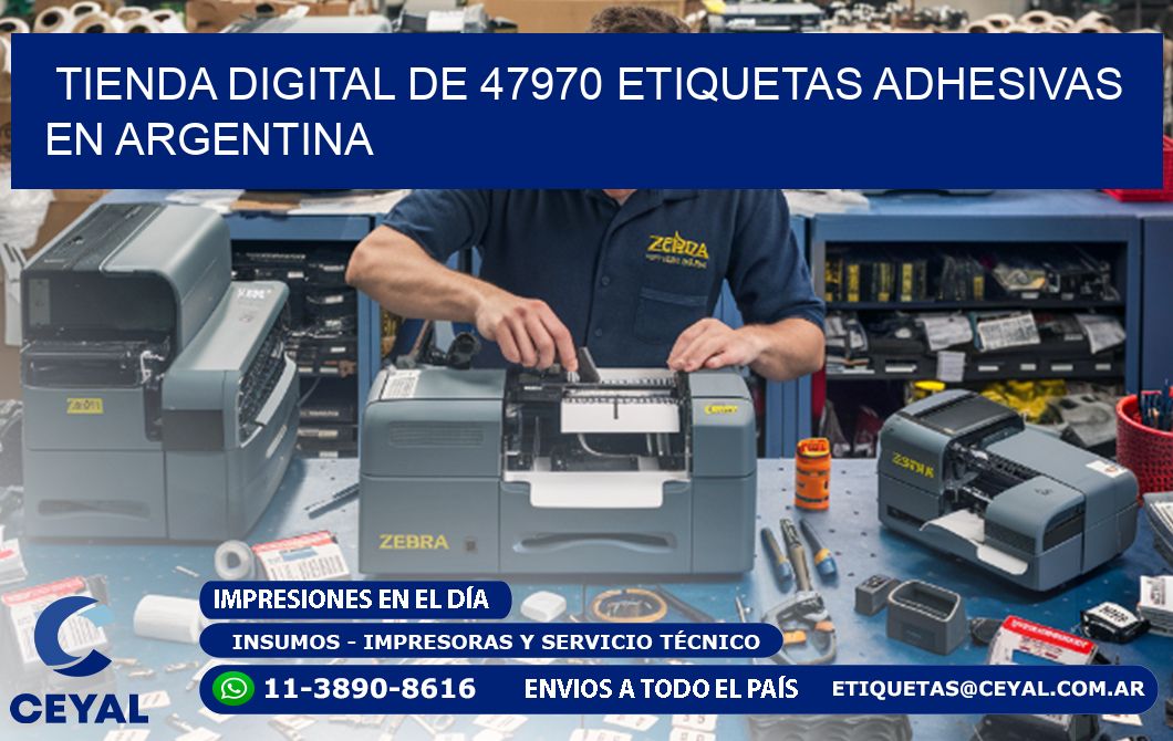 Tienda Digital de 47970 Etiquetas Adhesivas en Argentina