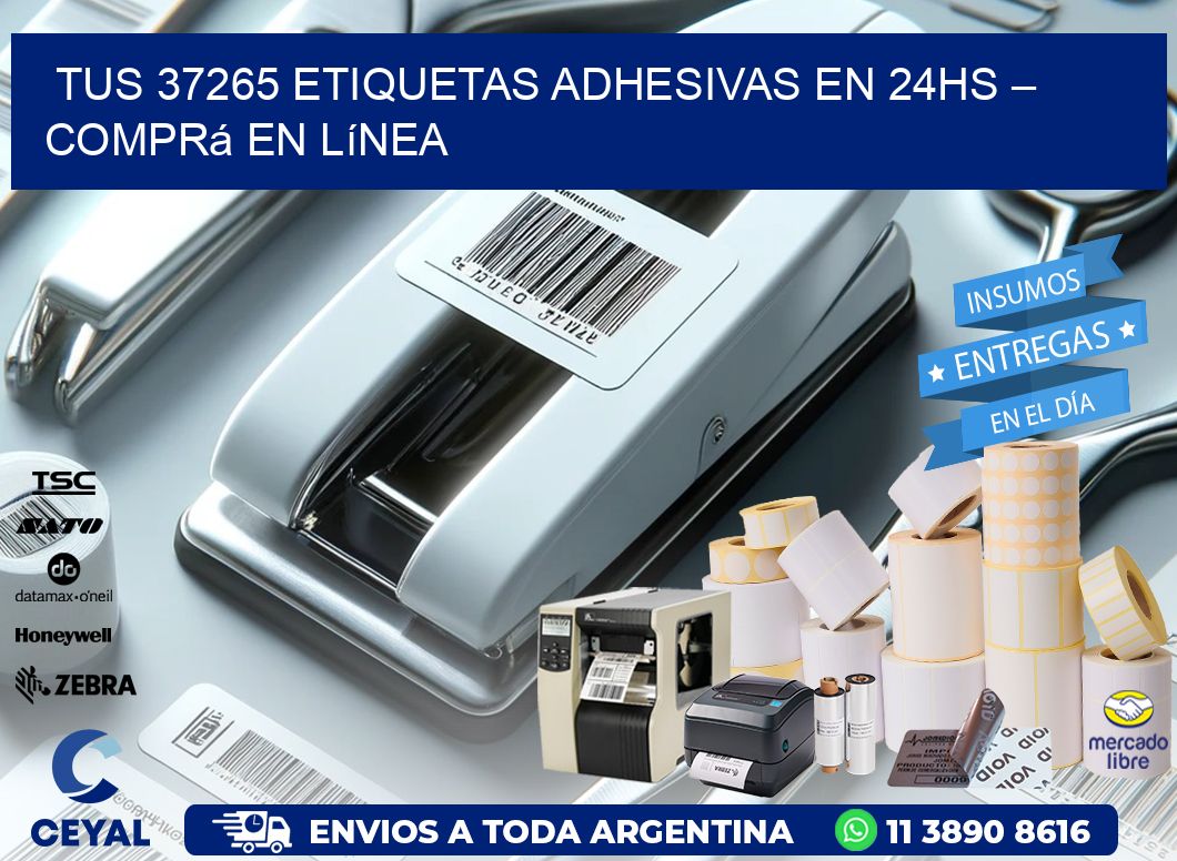 Tus 37265 Etiquetas Adhesivas en 24hs – Comprá en Línea