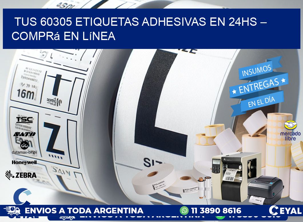 Tus 60305 Etiquetas Adhesivas en 24hs – Comprá en Línea