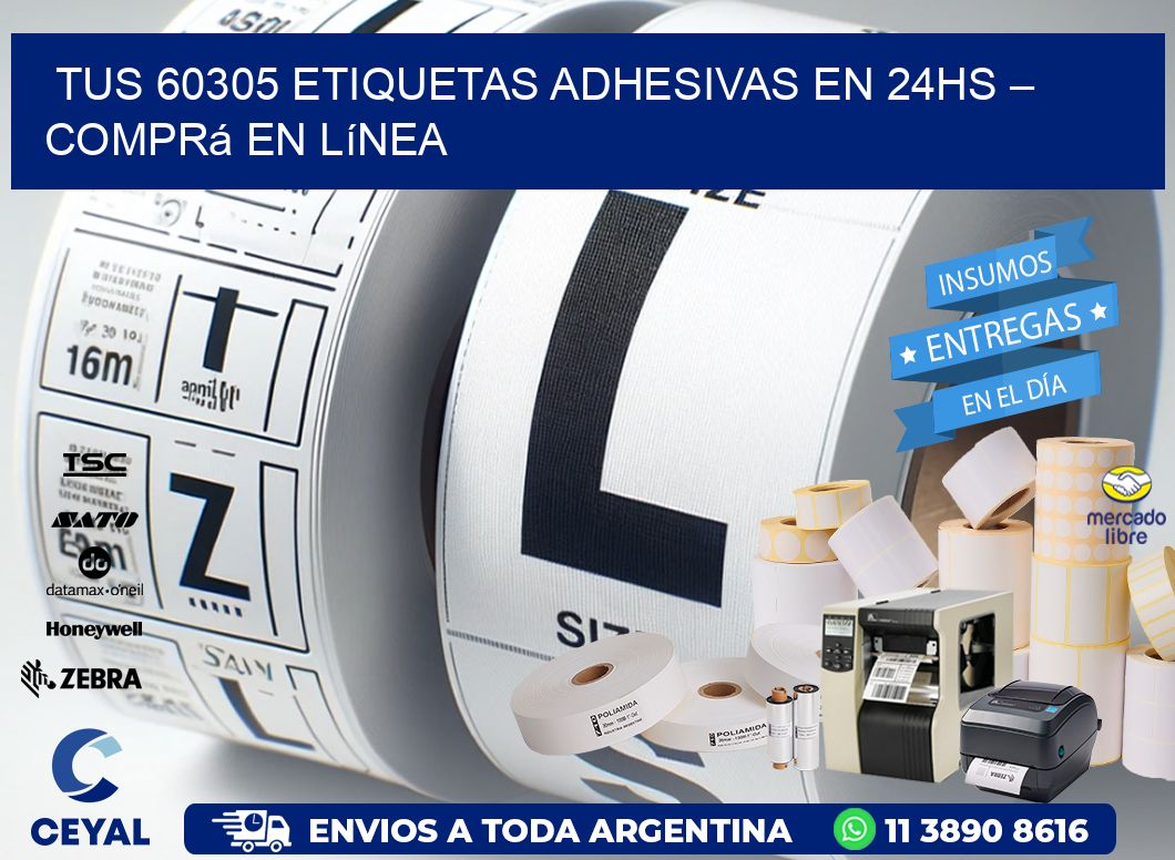 Tus 60305 Etiquetas Adhesivas en 24hs – Comprá en Línea