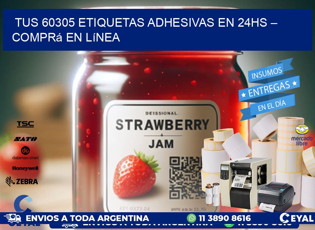 Tus 60305 Etiquetas Adhesivas en 24hs – Comprá en Línea