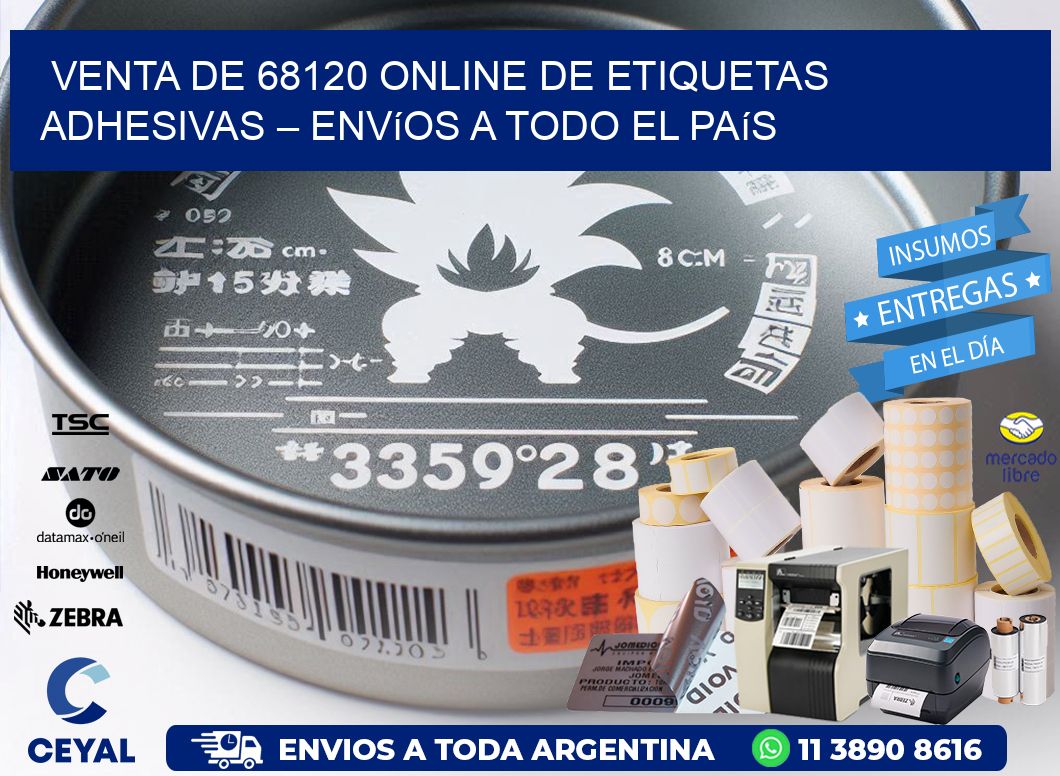 Venta de 68120 Online de Etiquetas Adhesivas – Envíos a Todo el País