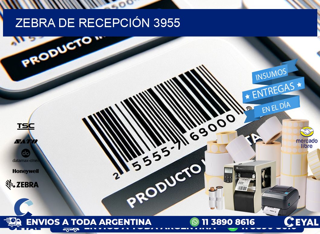 ZEBRA DE RECEPCIÓN 3955