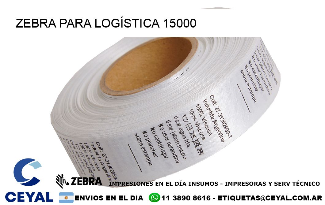 ZEBRA PARA LOGÍSTICA 15000