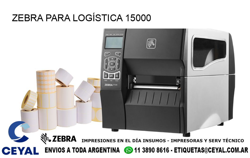 ZEBRA PARA LOGÍSTICA 15000