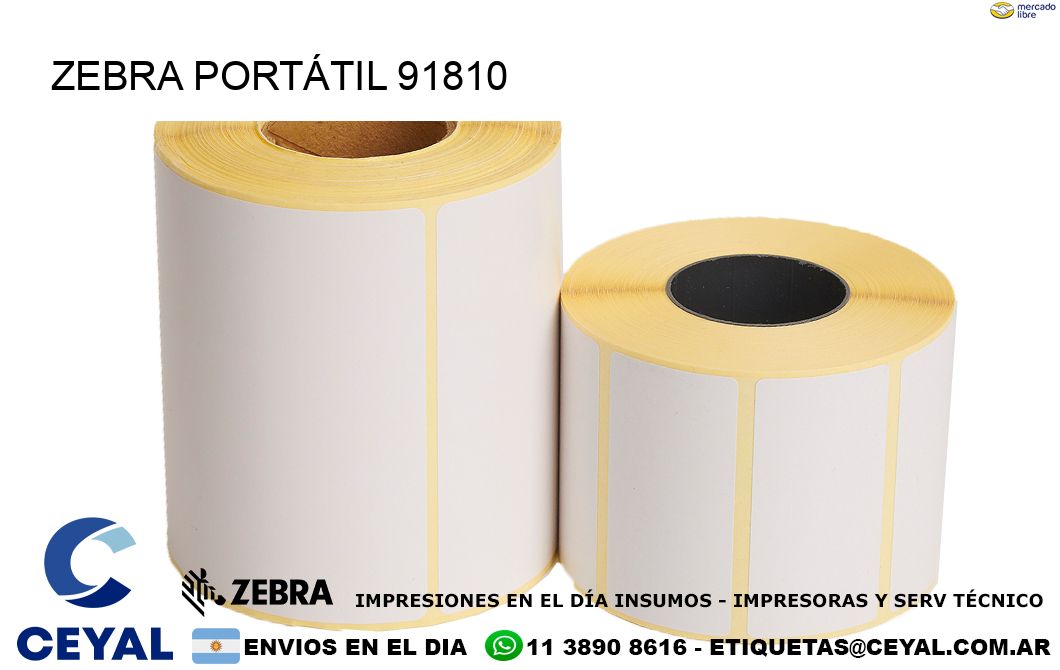 ZEBRA PORTÁTIL 91810