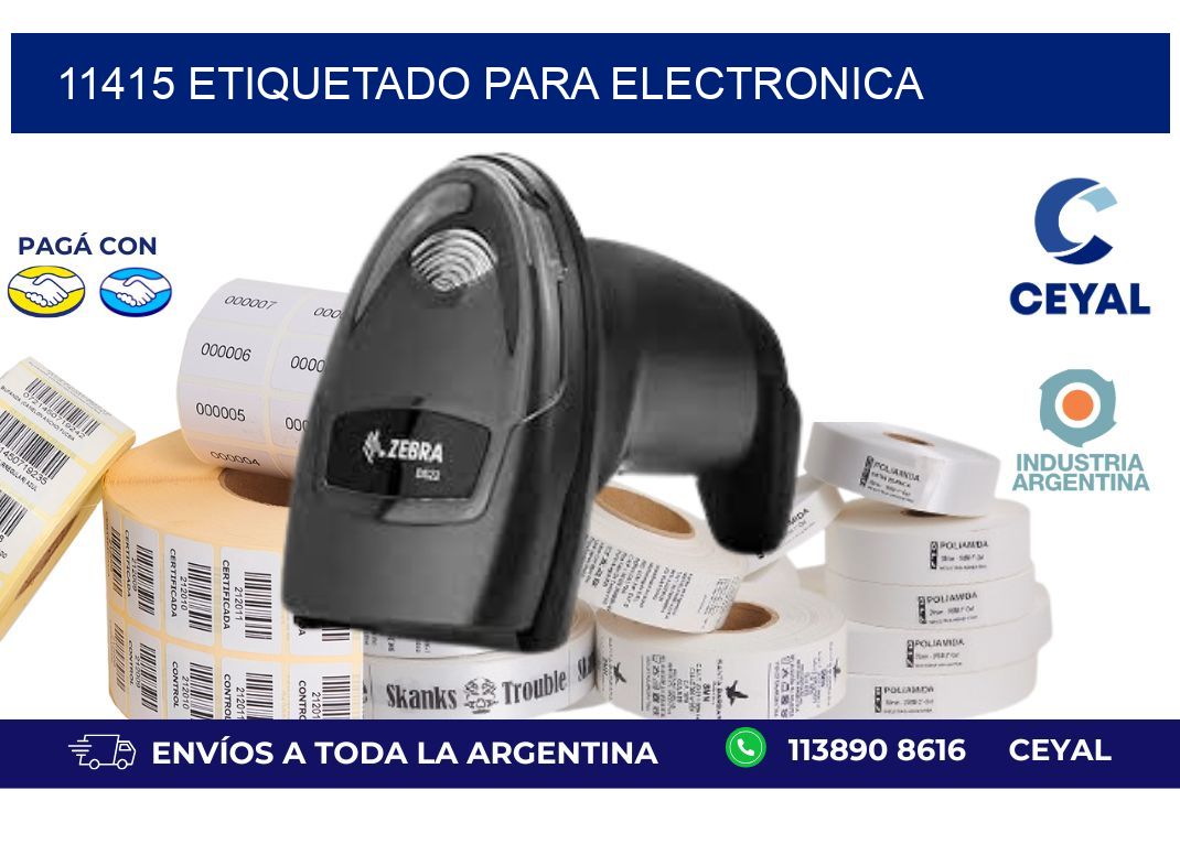 11415 ETIQUETADO PARA ELECTRONICA